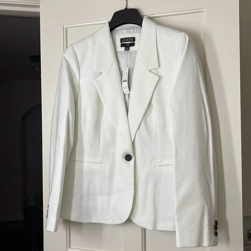 J.Crew Parke blazer in stretch linen blend BF427